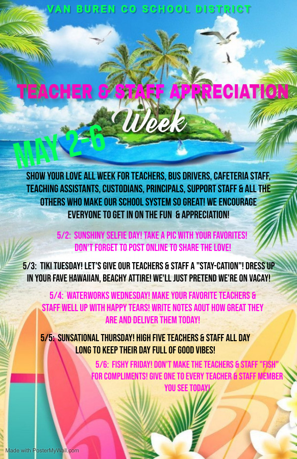 Teacher & Staff Appreciation Flyer
